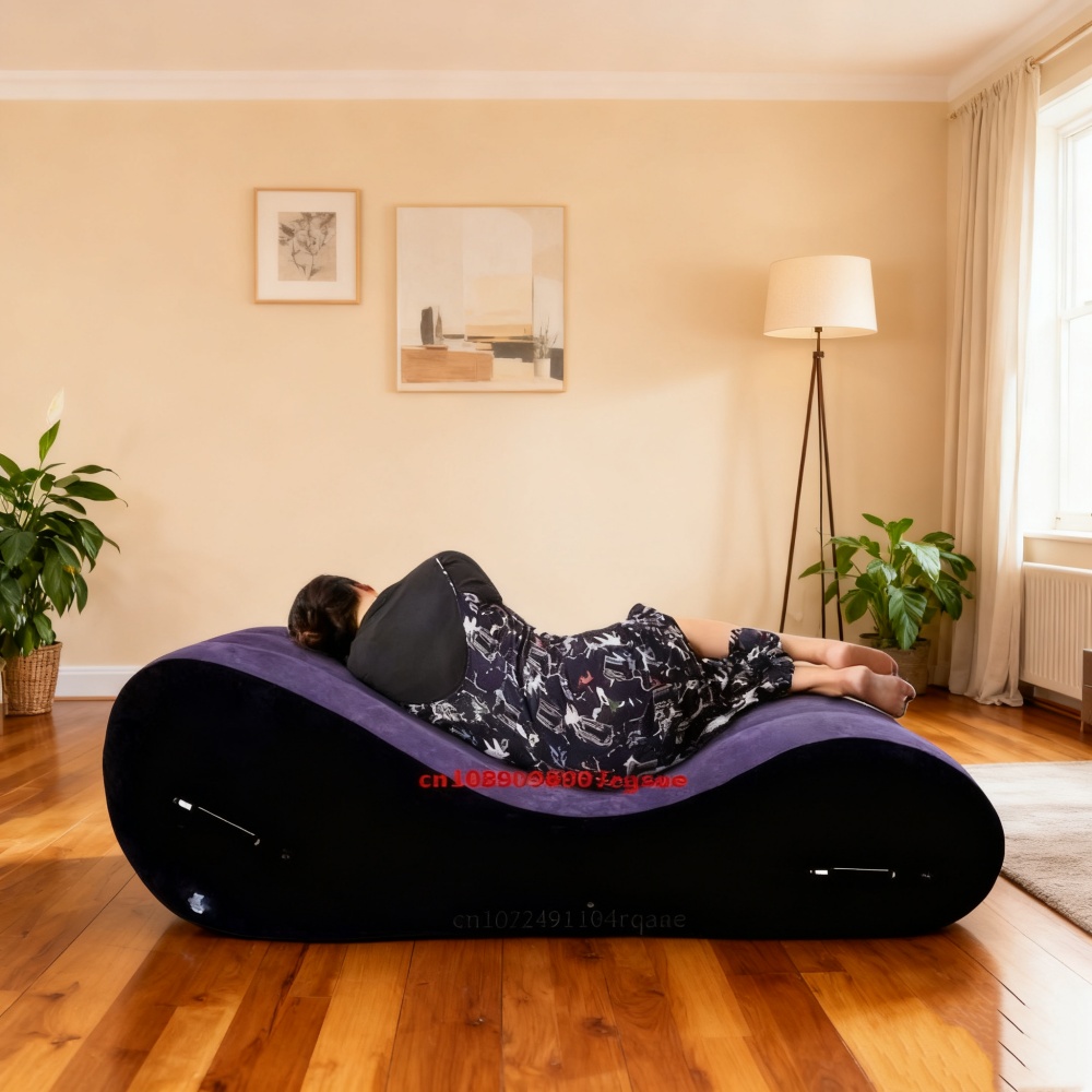 Outdoor Daybed Furniture - Moderne grote opvouwbare slaapbank met arm