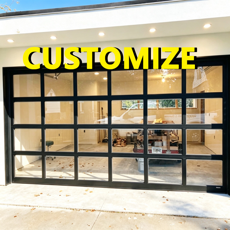 Outdoor Furniture Metal - Garagedeur van aluminium, op maat gemaakt,