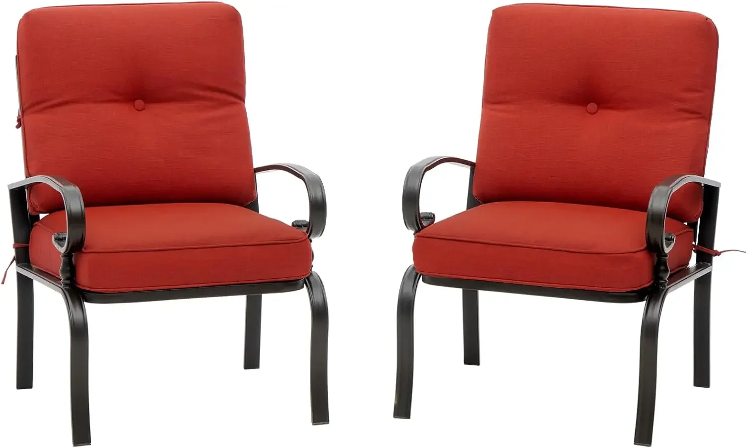 Rode metalen bistrostoelen voo - Outdoor Furniture Metal Chairs recensie en prijs